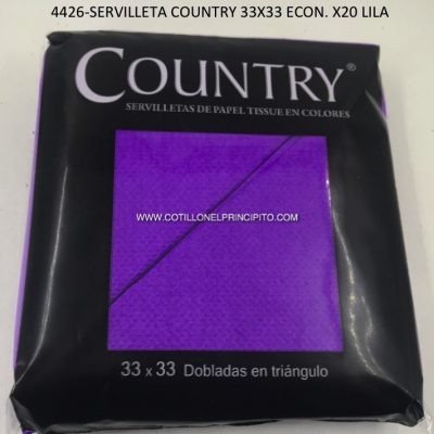 Producto - Country Económica Lisa Lila x40