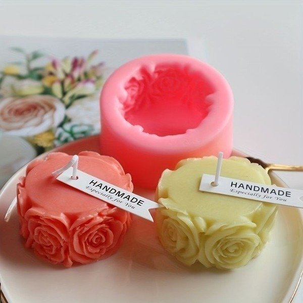 Producto - Molde circular rosas