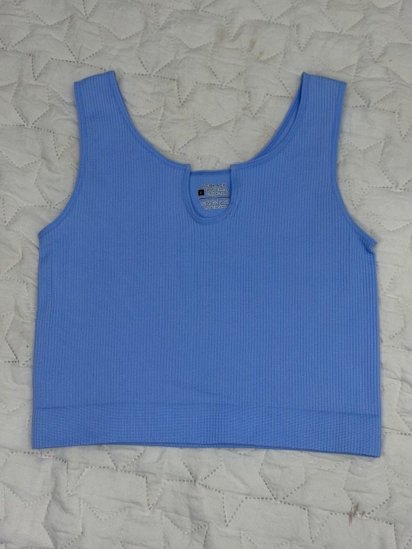 Producto - Crop Top Acanalado V T.L - 6
