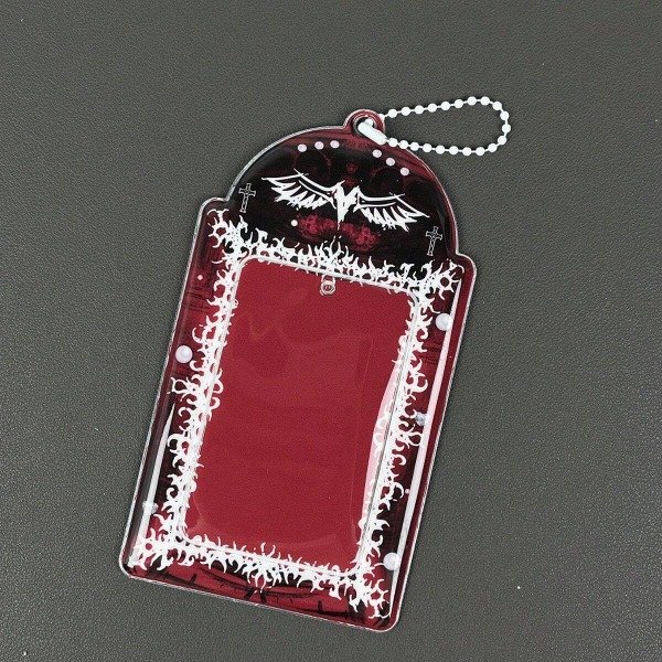 Producto - Holder negro y rojo con alas