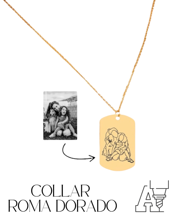 Producto - COLLAR ROMA DORADO