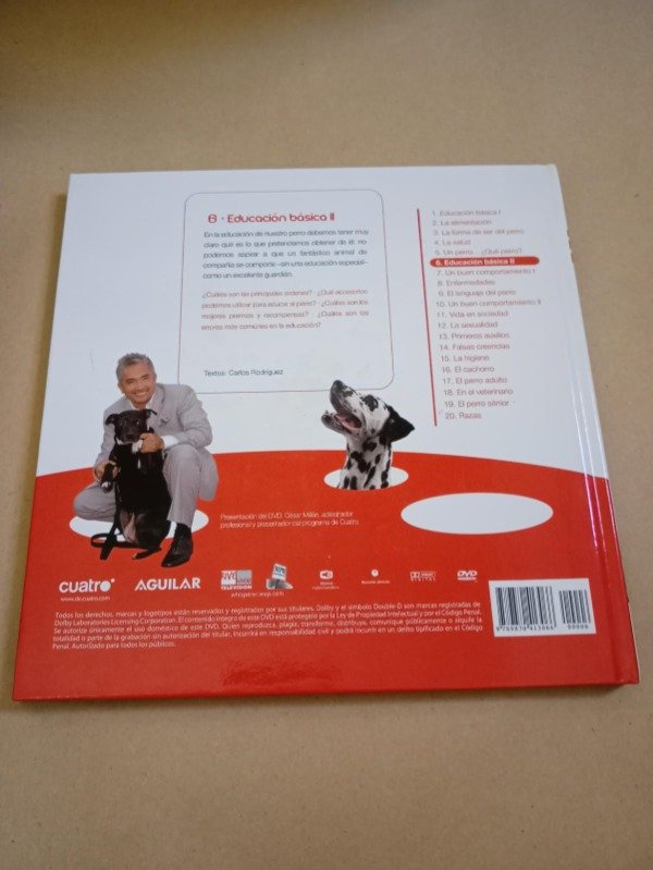 Producto - El encantador de perros #6 - Carlos Rodríguez - Aguilar 2009 Libro + DVD - 1