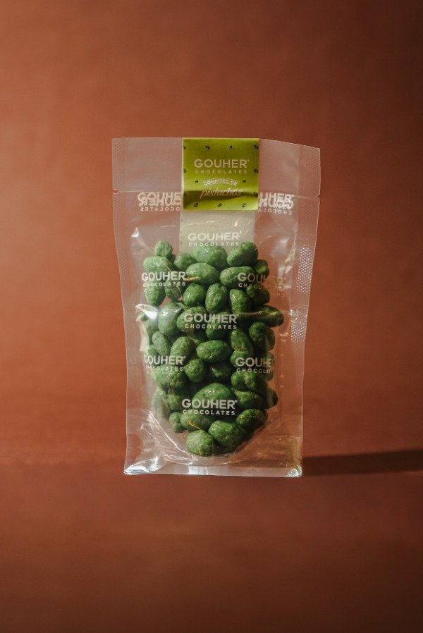 Producto - Pistacho bañados en chocolate con leche