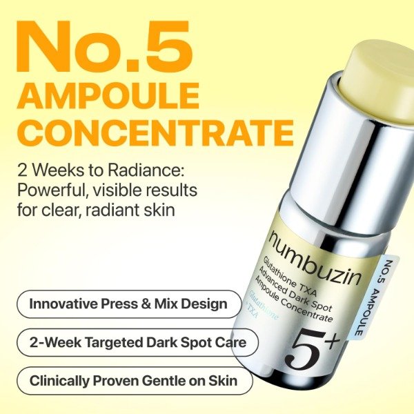 Producto - numbuzin No.5 Glutathione TXA Advanced Dark Spot Ampoule Concentrate 10.7g - 6