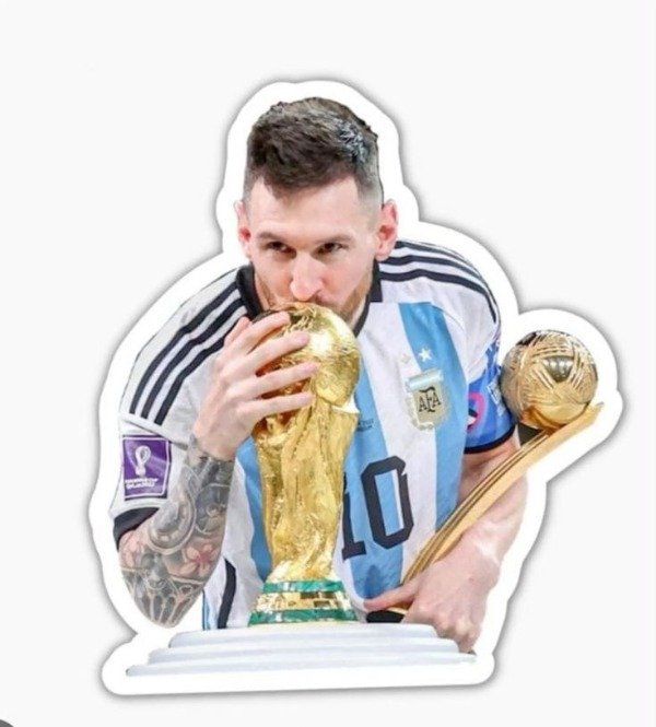 Producto - Sticker Messi Copa del Mundo #3