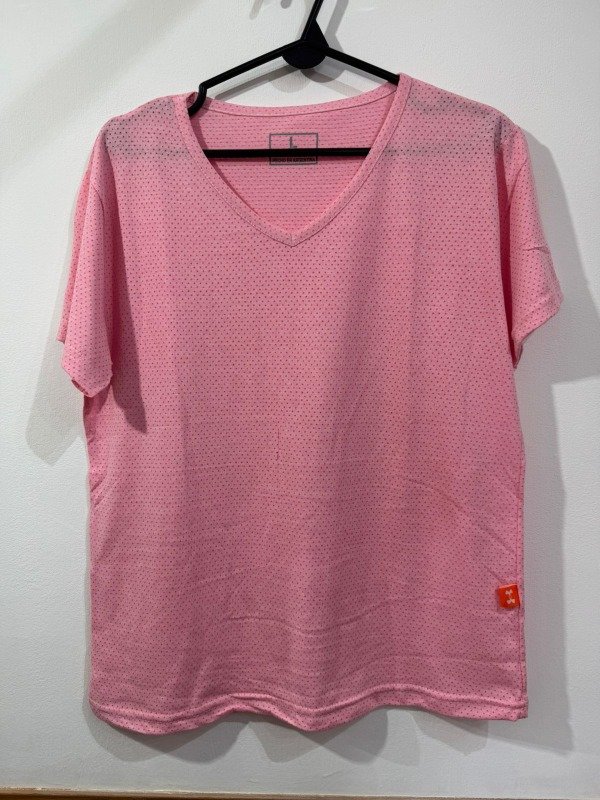 Producto - REMERA DRY FIT ALGODON ROSA LISA