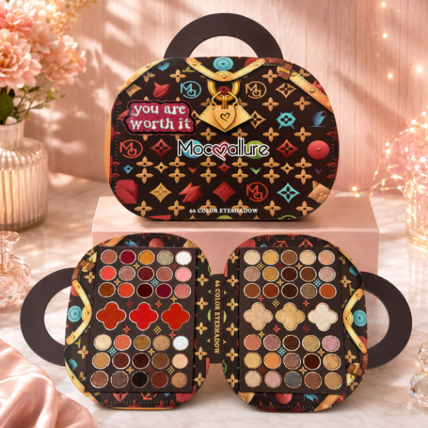 Producto - PALETA DE SOMBRAS CARTERA DOBLE 66 COLORES MOC MY23