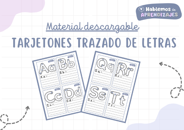 Producto - Tarjetones de Trazado de Letras