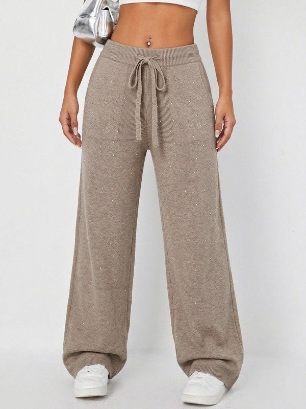 Producto - PANTALON WIDE LEG MUJER BREMER CON STRASS
