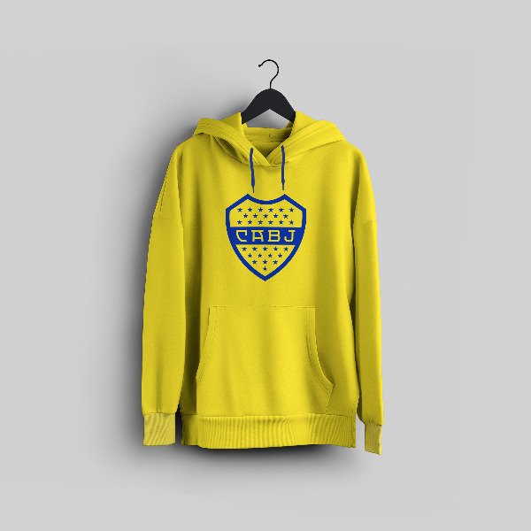 Producto - Buzo Escudo Retro Amarillo