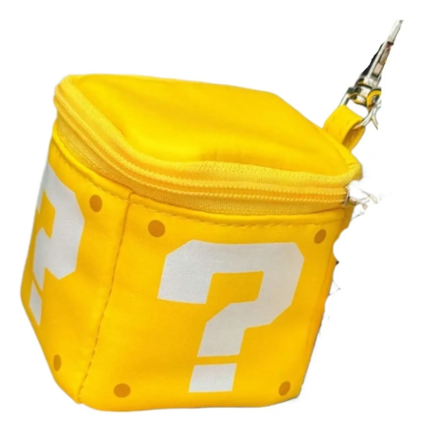 Producto - Mini Bolso Mario Bros Signo Interrogación Llavero
