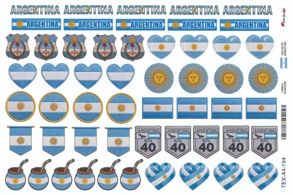 Producto - Láminas Transfer Textil TEX-A4-194 (x2 un)