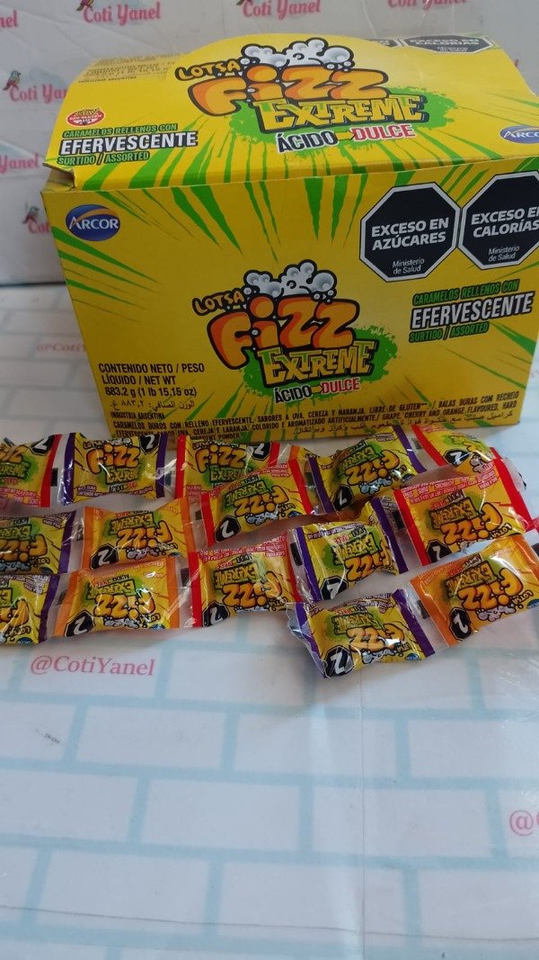 Producto - Caramelos Fizz x6 tiras