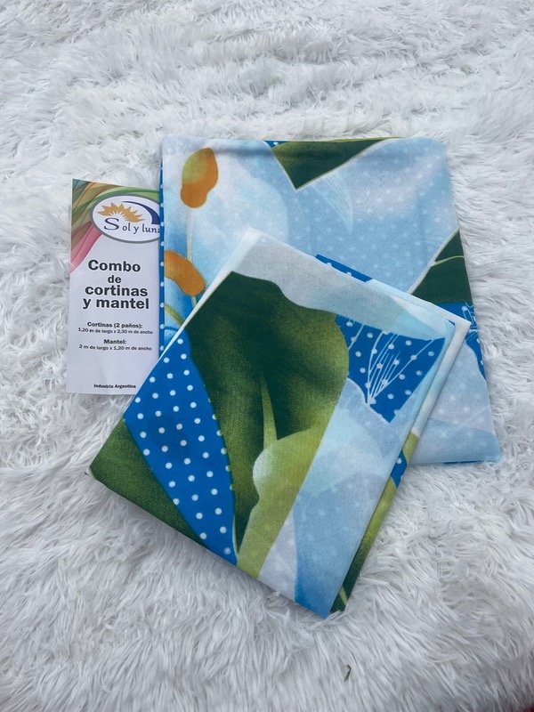Producto - Combo de cortina más mantel