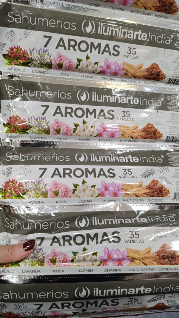 Producto - Sahumerio iluminarte siete aromas