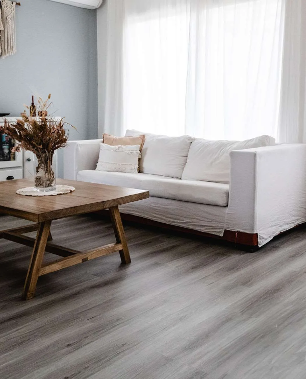 Producto - Piso Vinilico SPC Gris