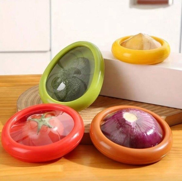 Producto - Hermeticos con tapa de silicona para conservar alimentos