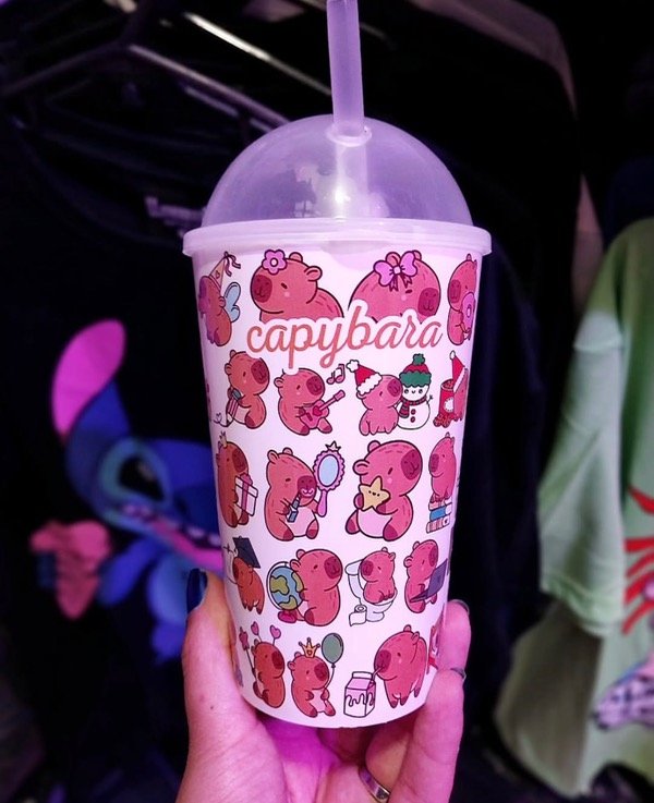 Producto - Vaso con sorbete Capibara