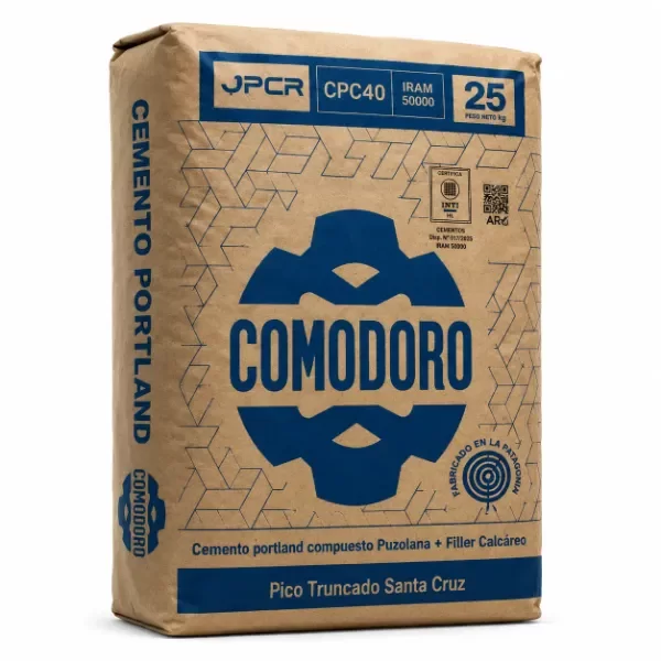Cemento Comodoro Portland 25 Kg