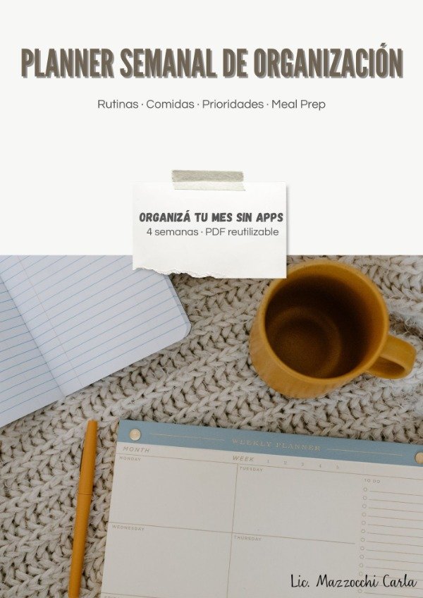 Producto - Planner semanal