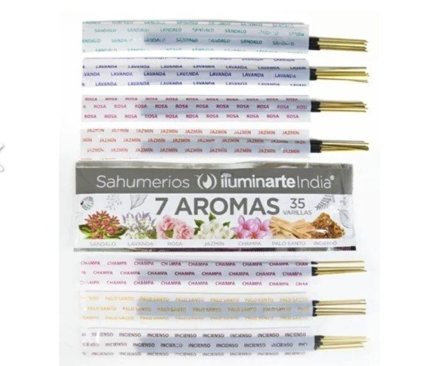 Producto - 7 AROMAS  35 VARILLAS - ILUMINARTE