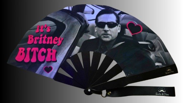 Producto - Abanico NEON "Britney Spears" -Con accesorios-