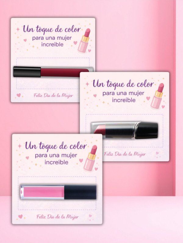 Producto - Tarjeta + labial dia de la mujer surt.-