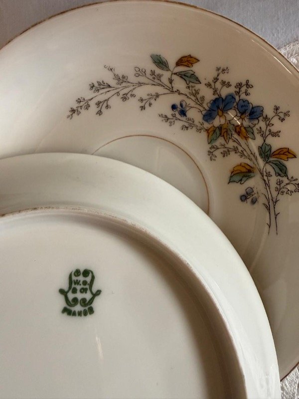 Producto - Taza y plato de té Art Deco WG and Co 1891 - 1