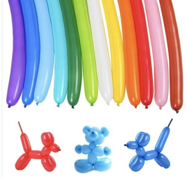 Producto - GLOBOS DE GLOBOLOGIA 12 PCS (ELEGIR PRODUCTO)