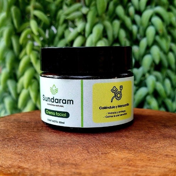 Producto - Crema facial con Caléndula, Manzanilla y Pantenol - 50 ml