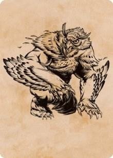 Producto - Owlbear (Showcase) Art Card Adventures in the Forgotten Realms (ASAFR)