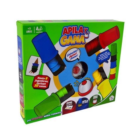 Producto - JUEGO DE MESA APILA Y GANA EN CAJA 30X26X5CM