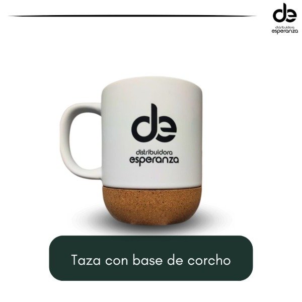 Producto - Taza con base de Corcho Distribuidora Esperanza