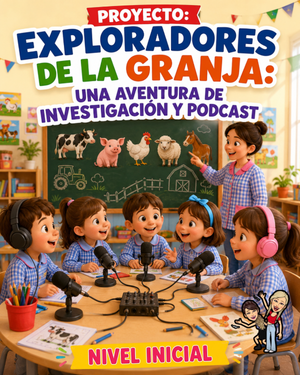 Producto - PROYECTO. EXPLORADORES DE LA GRANJA. INVESTIGACIÓN Y PODCAST. NIVEL INICIAL