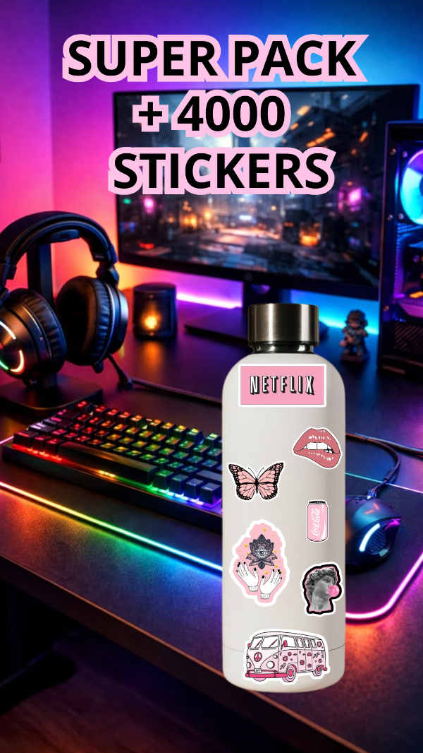 Producto - Súper pack de stickers en PNG