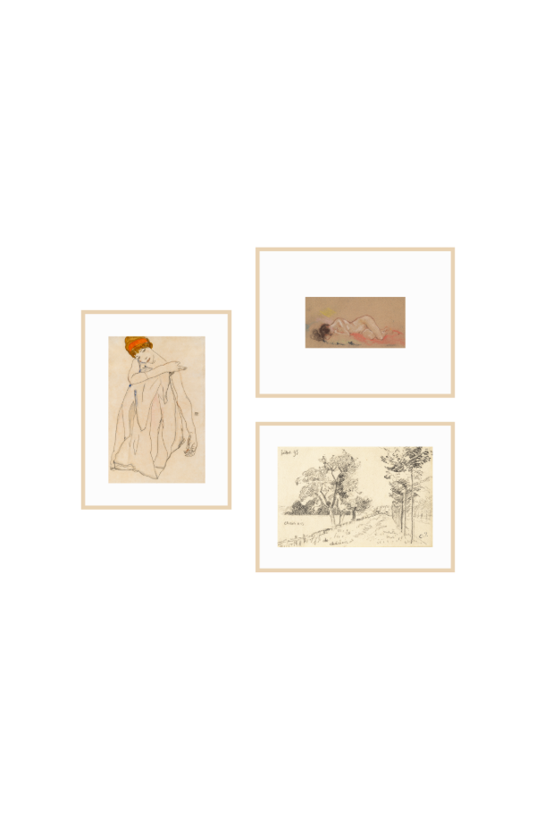 Producto - Set "Dancer"  "Reclining female nude" "The Driveway"