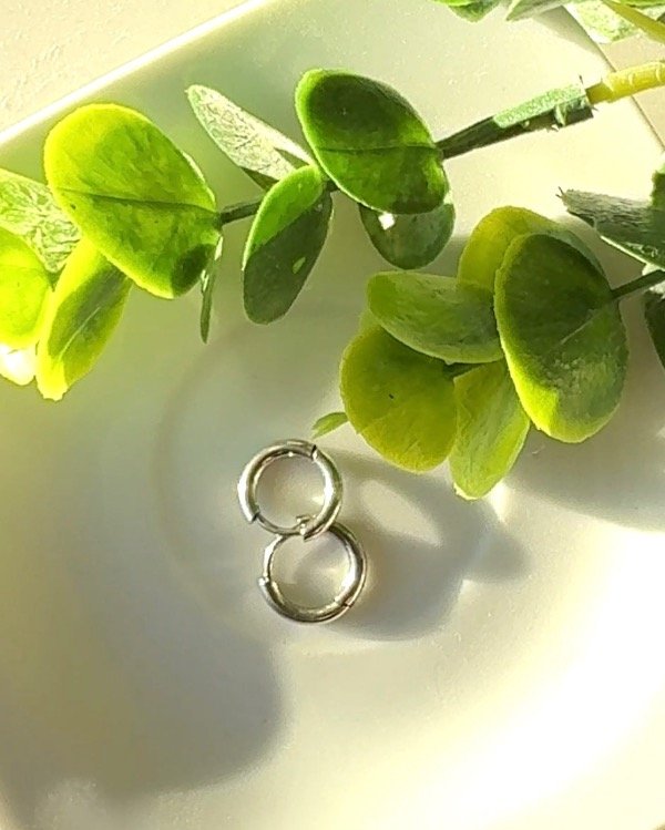 Producto - ARO ARGOLLA ACERO CLASICO 8MM (PAR)