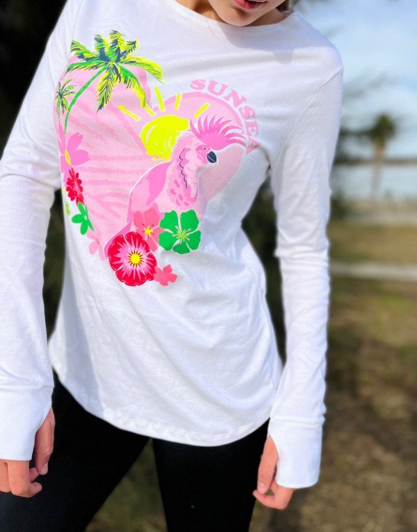Producto - Camiseta ML con estampa Jersey algodon
