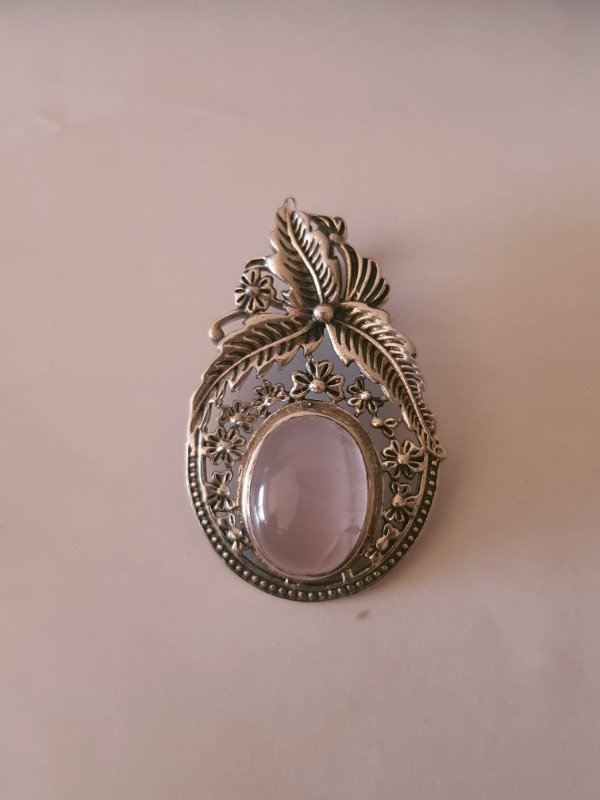Producto - Dije Cuarzo Rosa