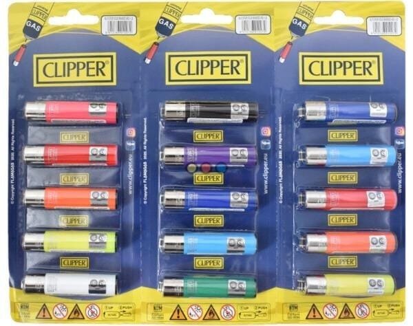 Producto - Encendedor Clipper colores chico x5u