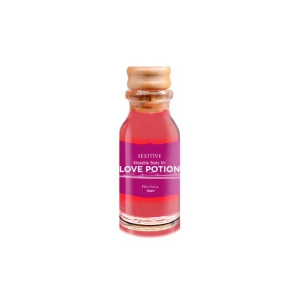 Producto - Mini Aceite Comestible Love Potion Frutilla 15Ml
