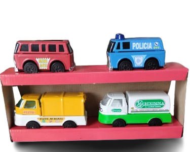 Producto - Juguetes Metálicos: SET DE 4 VEHICULOS