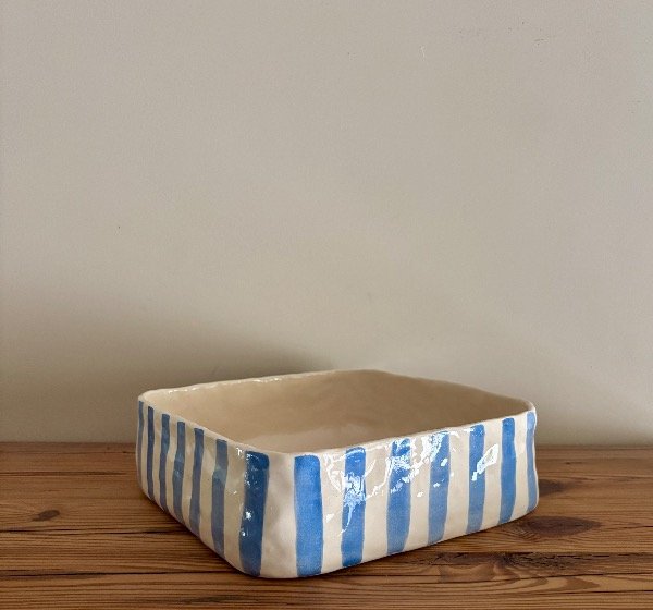 Producto - Fuente cuadrada azul intenso- ENTREGA INMEDIATA