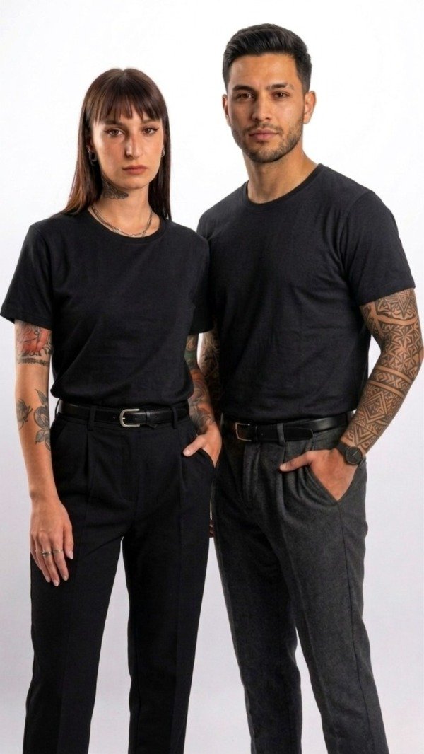 Producto - Remera de algodón negra PREMIUM GARCÍA CONDE