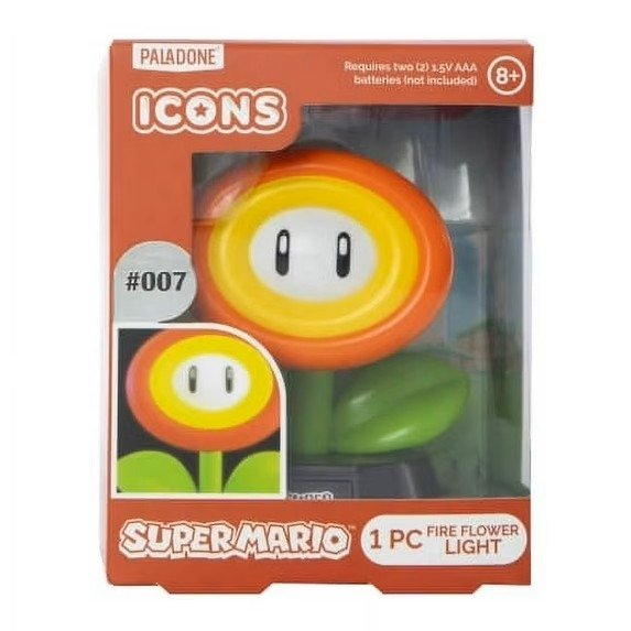 Producto - Super Mario Fire Flower Light Paladone Icons