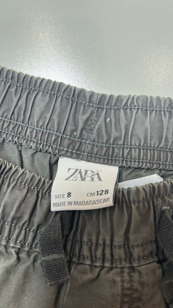 Producto - Short de Gabardina Gris Zara 8 años - 3