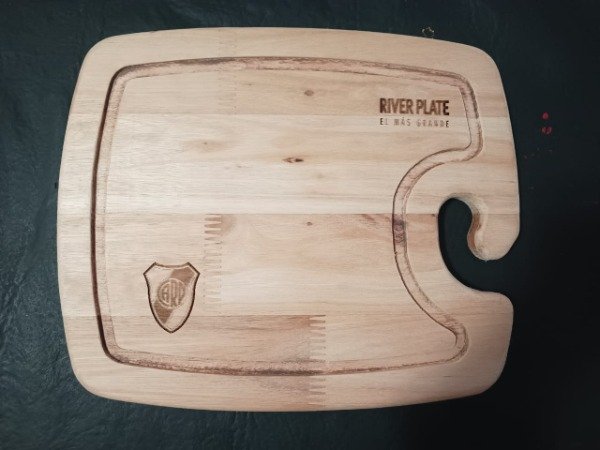 Producto - Tabla de Madera Eucalipto - Futbol - River Plate