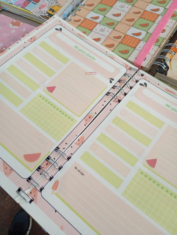 Producto - Agenda perpetua sandía - 5