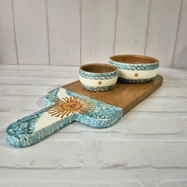 Producto - Set Argentino 3 piezas Algarrobo