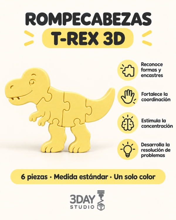 Producto - Rompecabeza Dino - 0